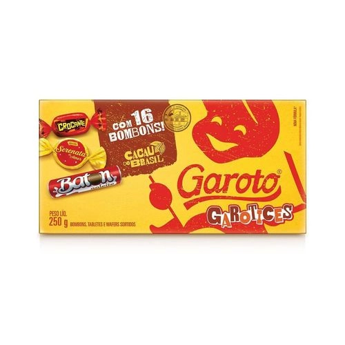 Caixa de Chocolate Garoto 250g